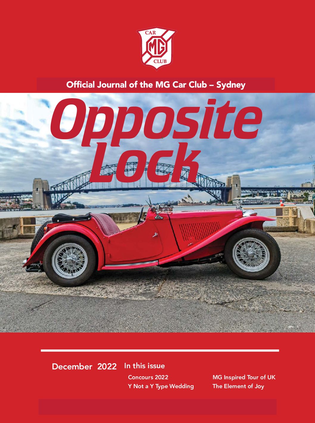 Opposite Lock, December 2022 The MG Car Club Sydney